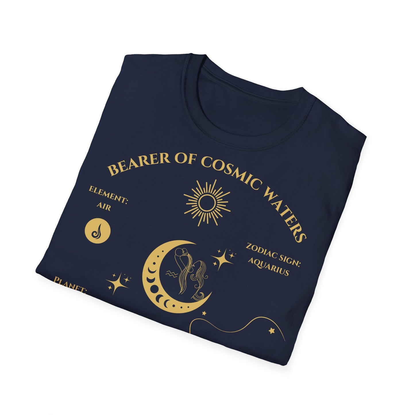 Bearer of Cosmic Waters (Aquarius) T-Shirt