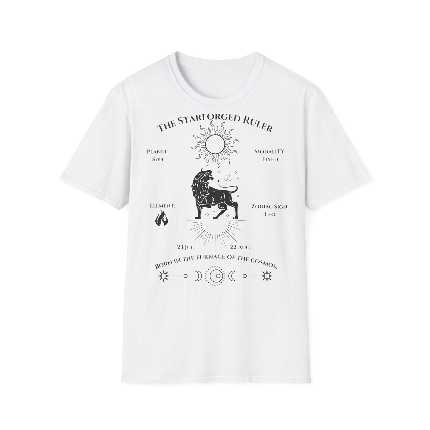 The StarForged Ruler (Leo)T-Shirt