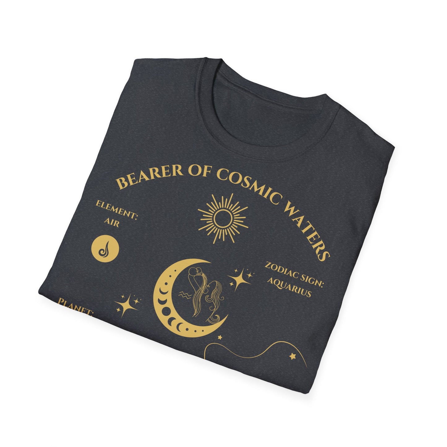 Bearer of Cosmic Waters (Aquarius) T-Shirt