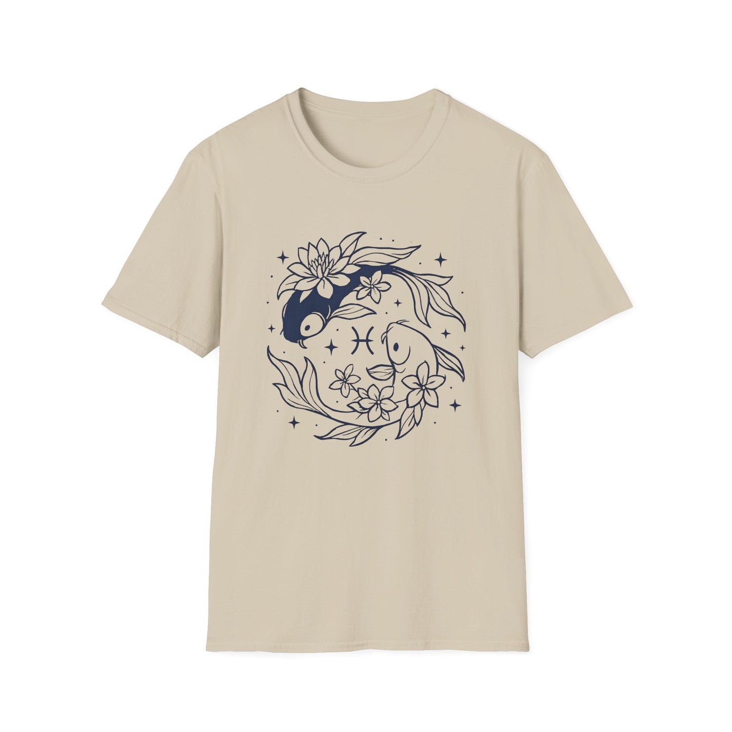 Twin Flower Fins (Pisces) T-Shirt