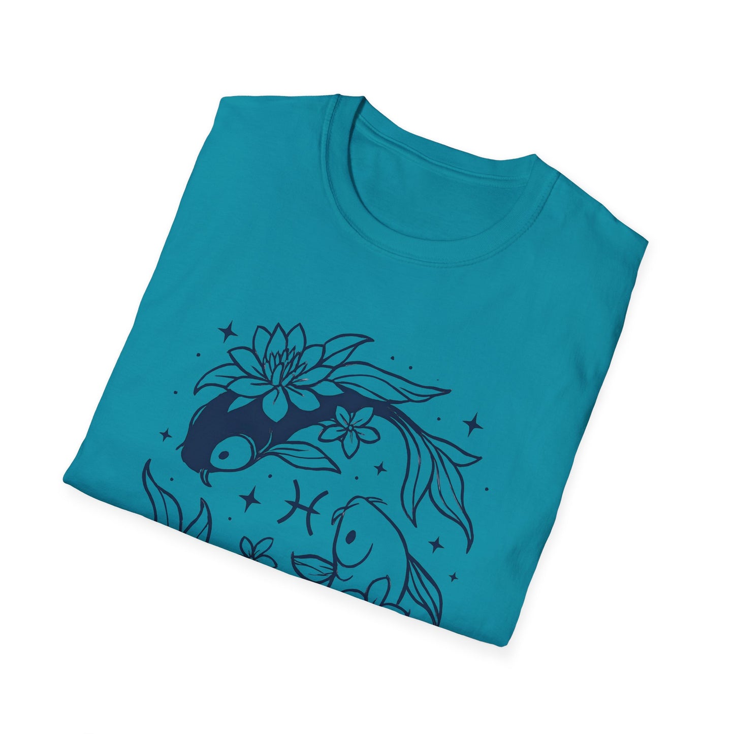 Twin Flower Fins (Pisces) T-Shirt