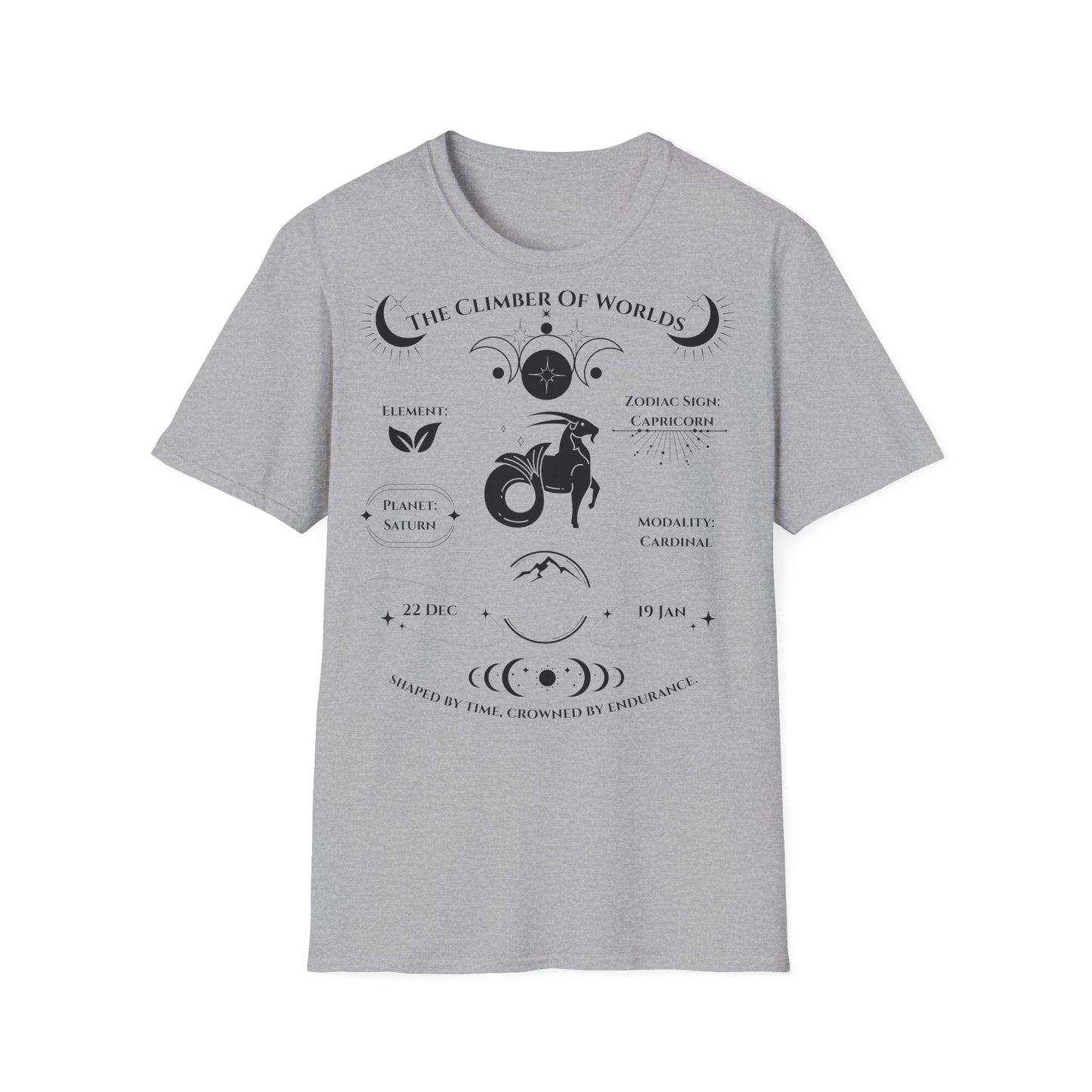 The Climber of Worlds (Capricorn) T-Shirt