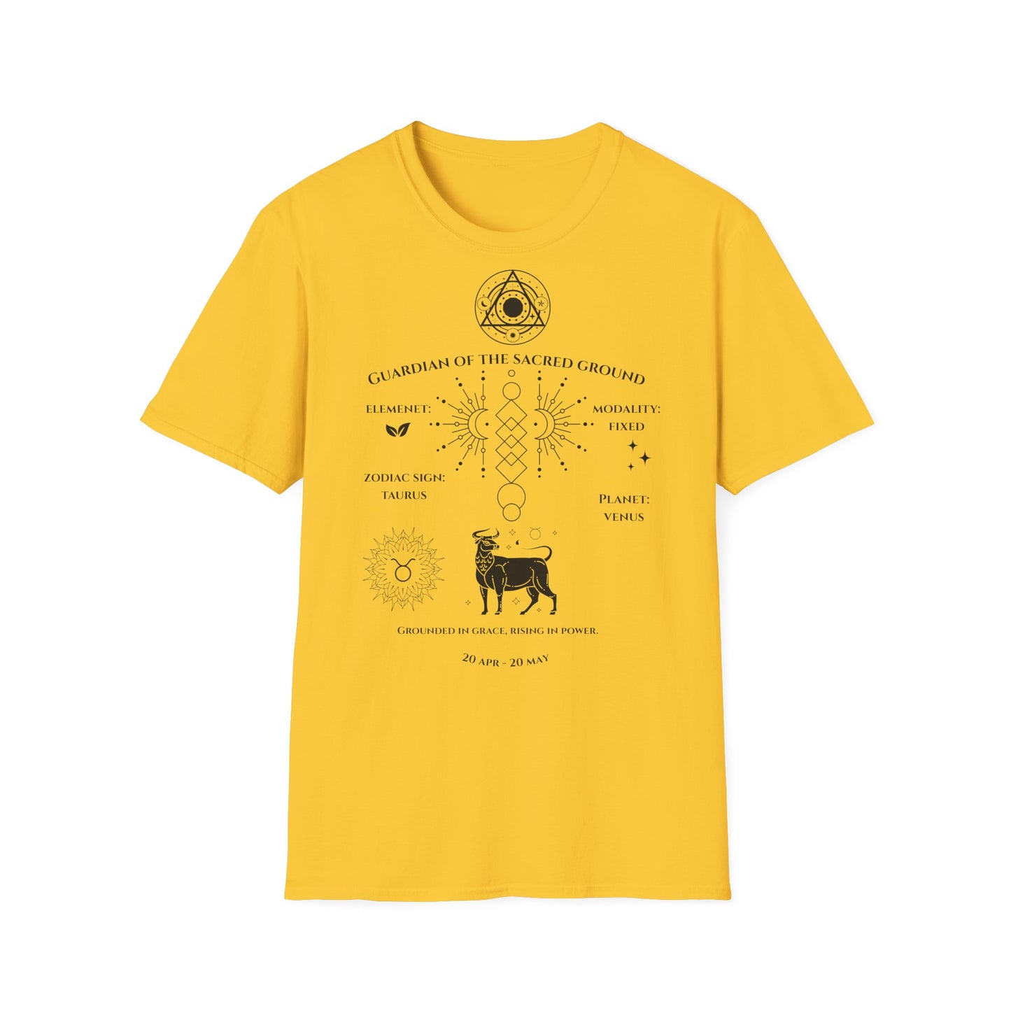 Guardian Of The Sacred Ground (Taurus) T-Shirt
