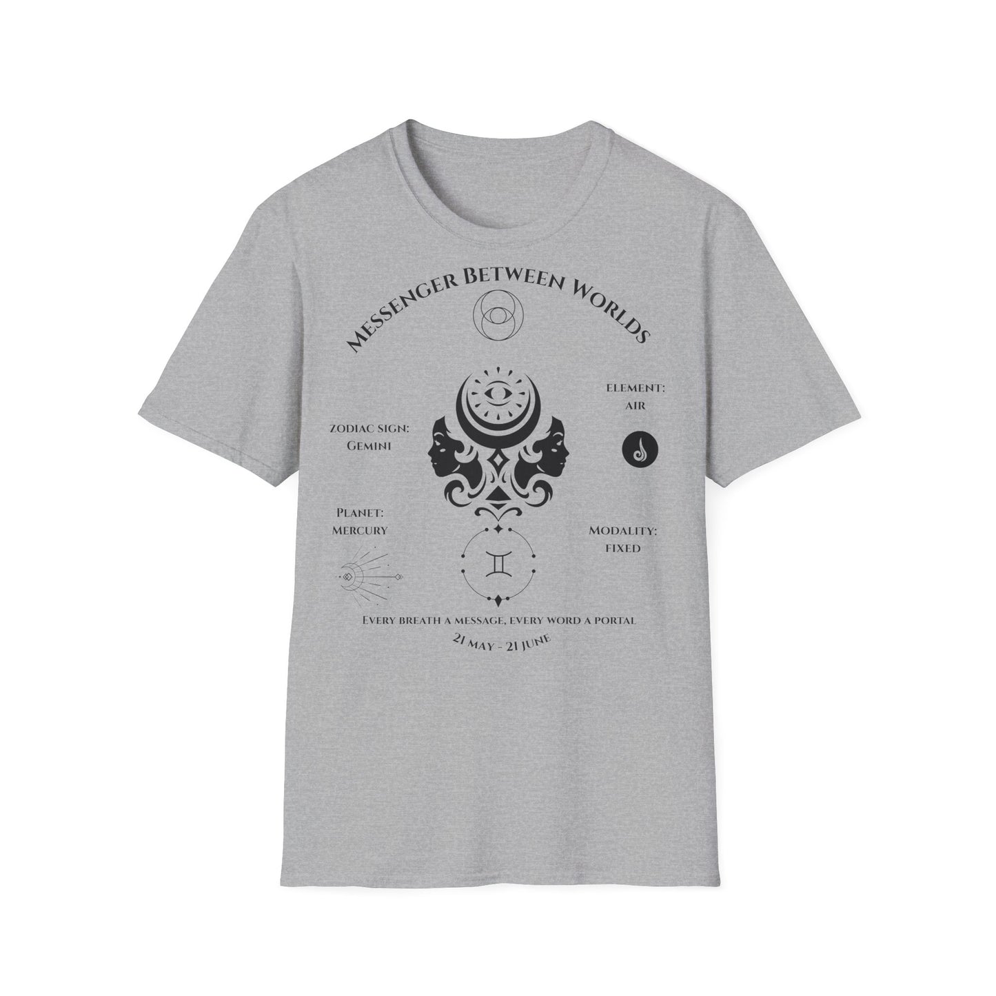 Messenger Between Worlds (Gemini) T-Shirt