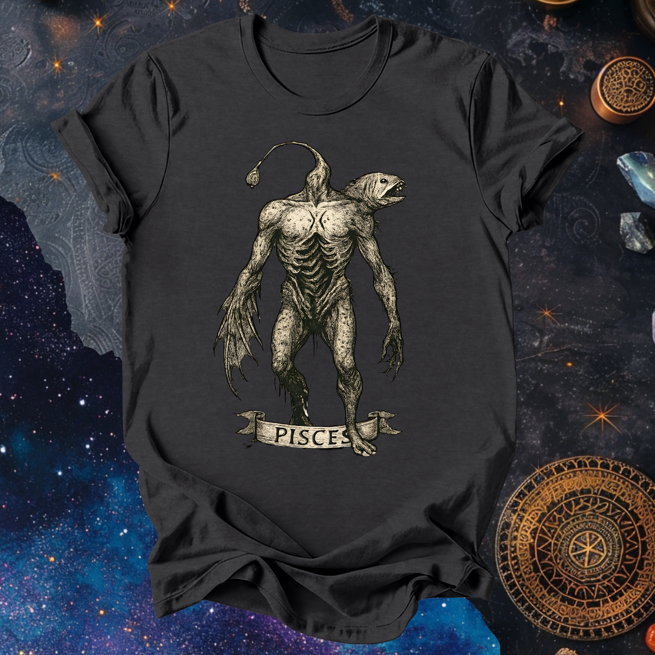 Pisces The Drowned Reflection | The Aberrations Series T-Shirt