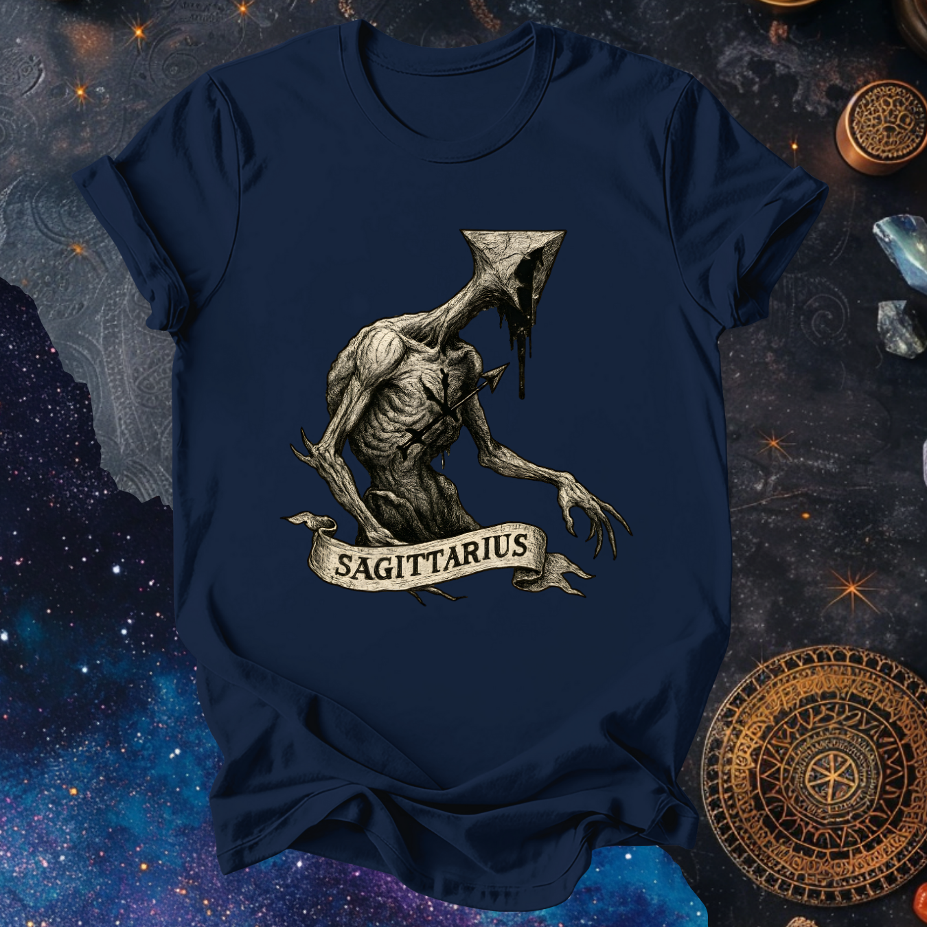 Sagittarius The Aberrant Seeker | The Aberrations Series T-Shirt