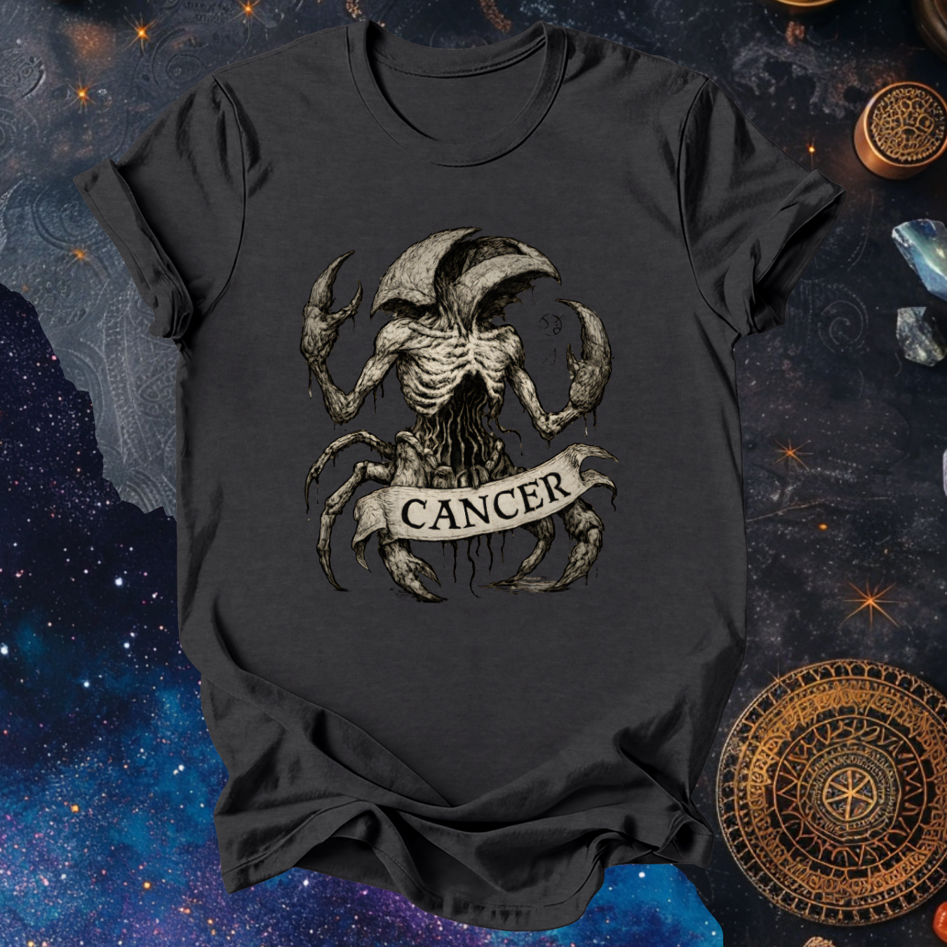 Cancer The Shelless Abyss | The Aberrations Series T-Shirt