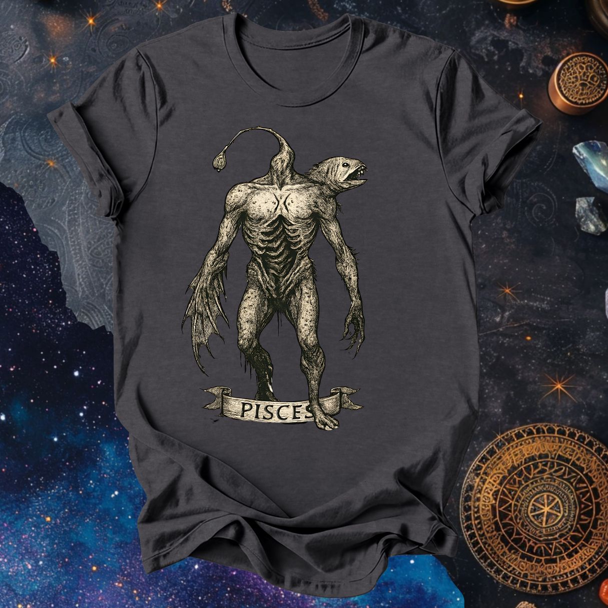 Pisces The Drowned Reflection | The Aberrations Series T-Shirt
