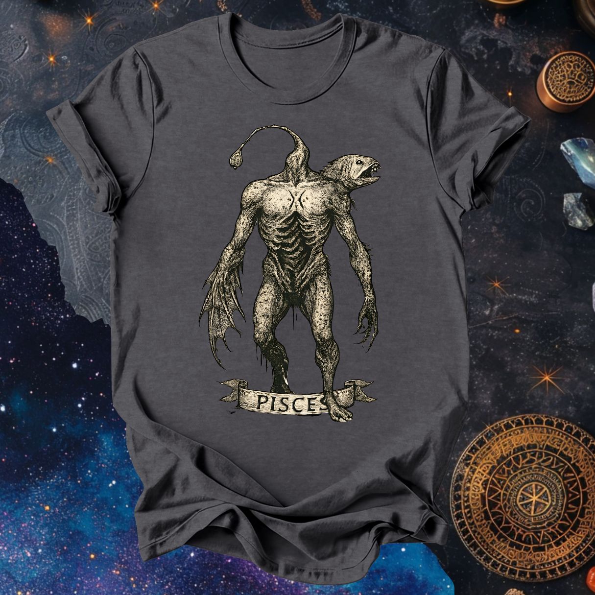 Pisces The Drowned Reflection | The Aberrations Series T-Shirt