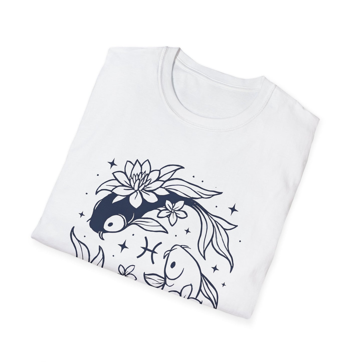 Twin Flower Fins (Pisces) T-Shirt