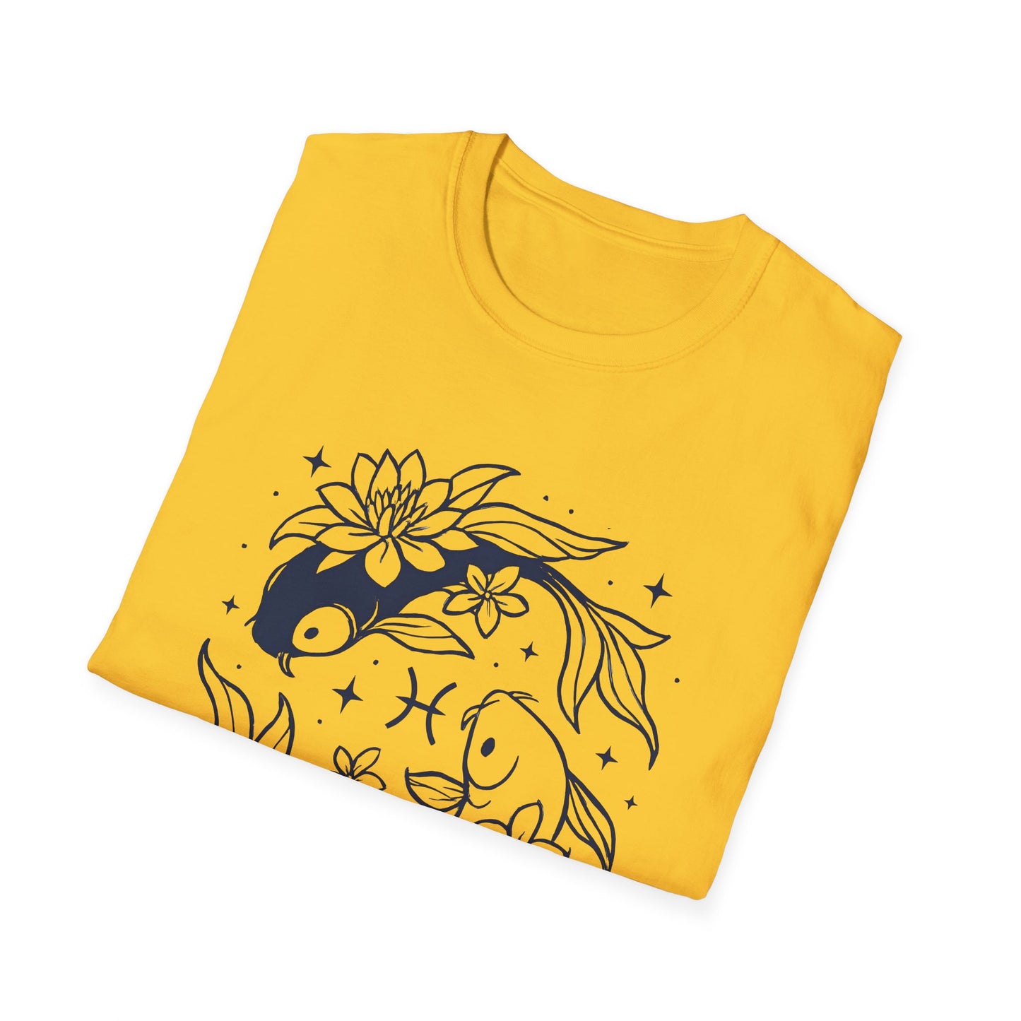 Twin Flower Fins (Pisces) T-Shirt
