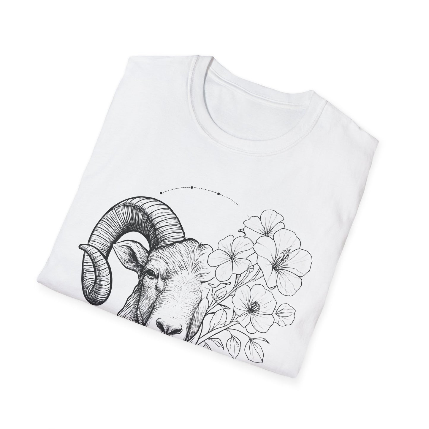 The Floral Ram (Aries) T-Shirt