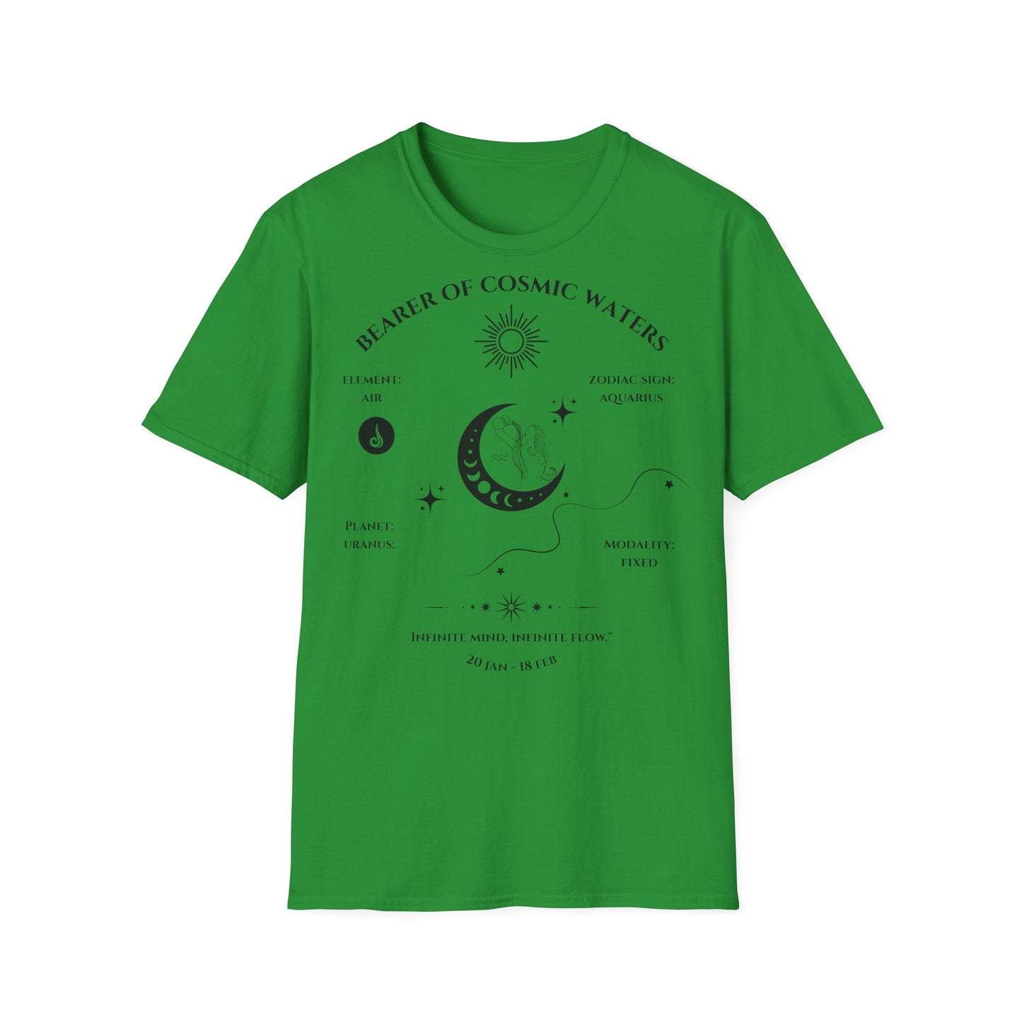 Bearer of Cosmic Waters (Aquarius) T-Shirt