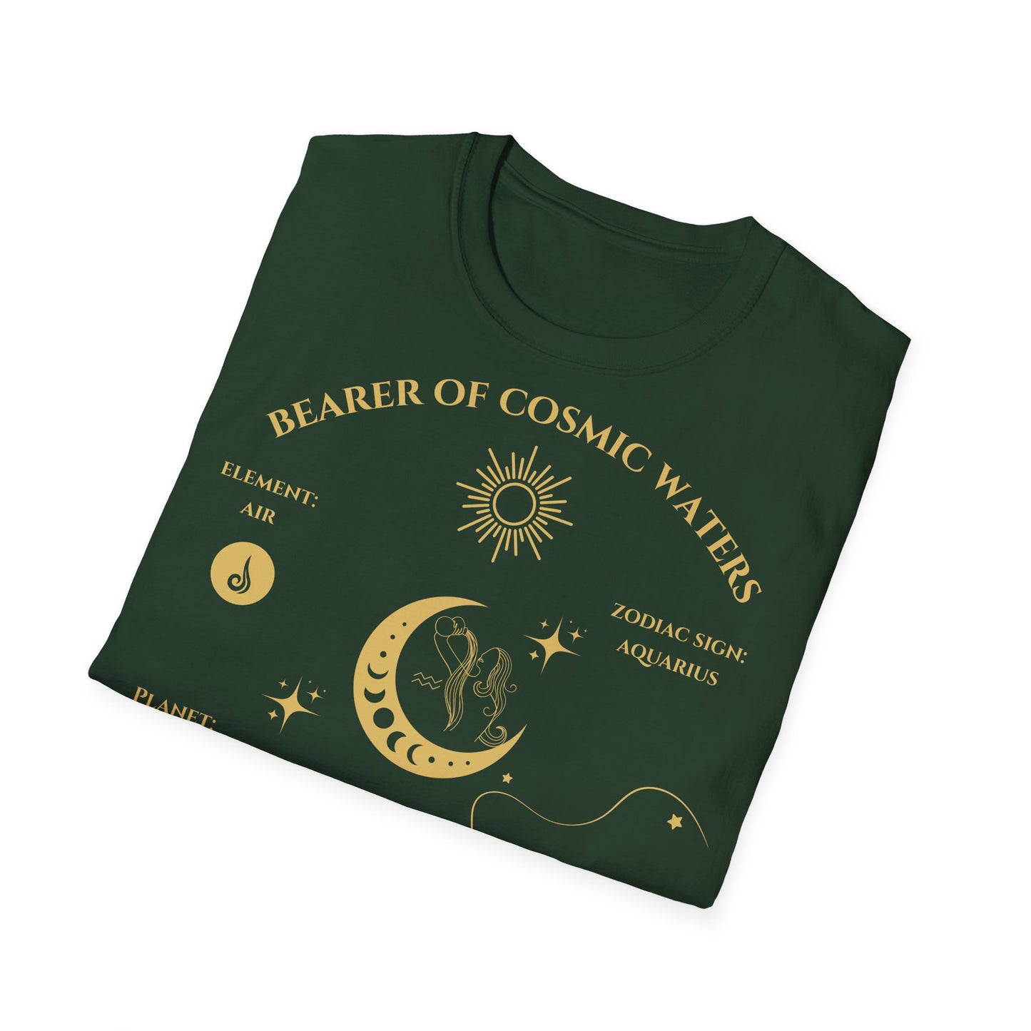 Bearer of Cosmic Waters (Aquarius) T-Shirt