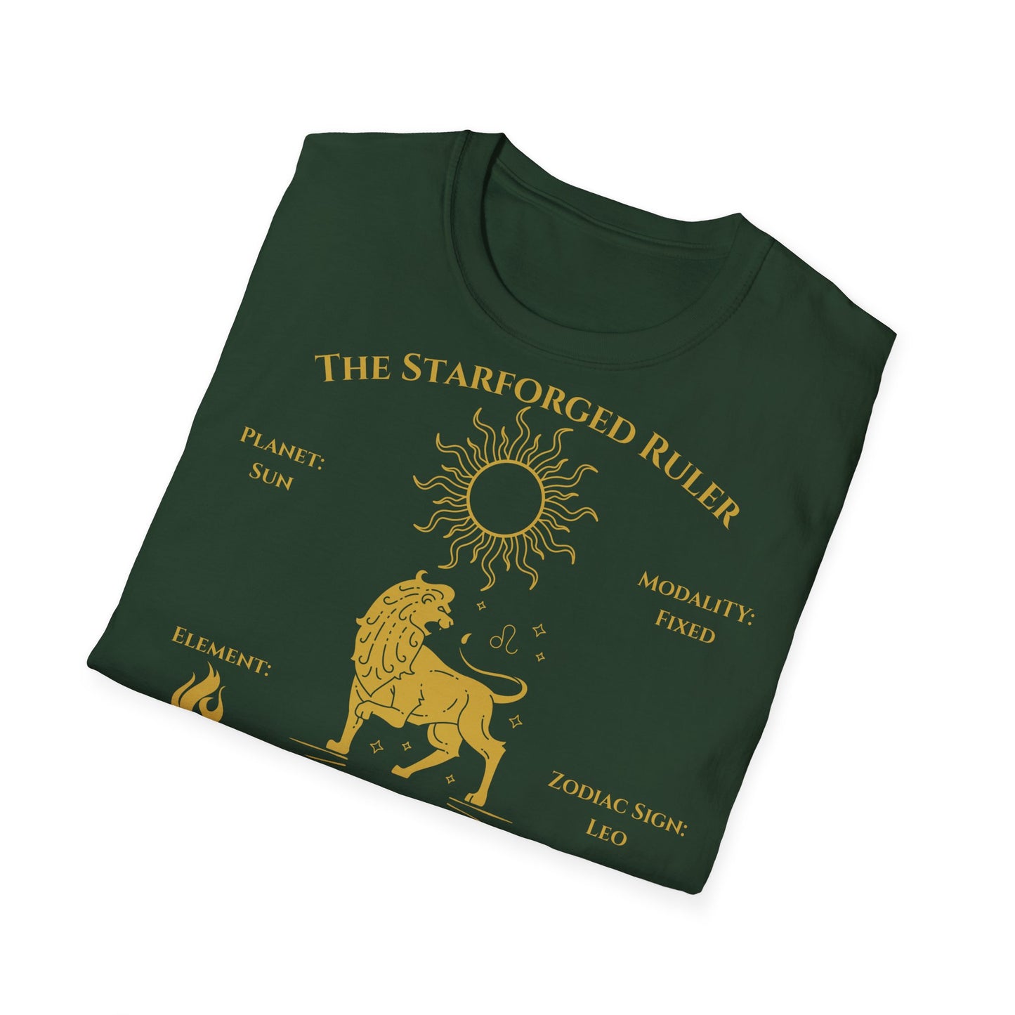 The StarForged Ruler (Leo)T-Shirt