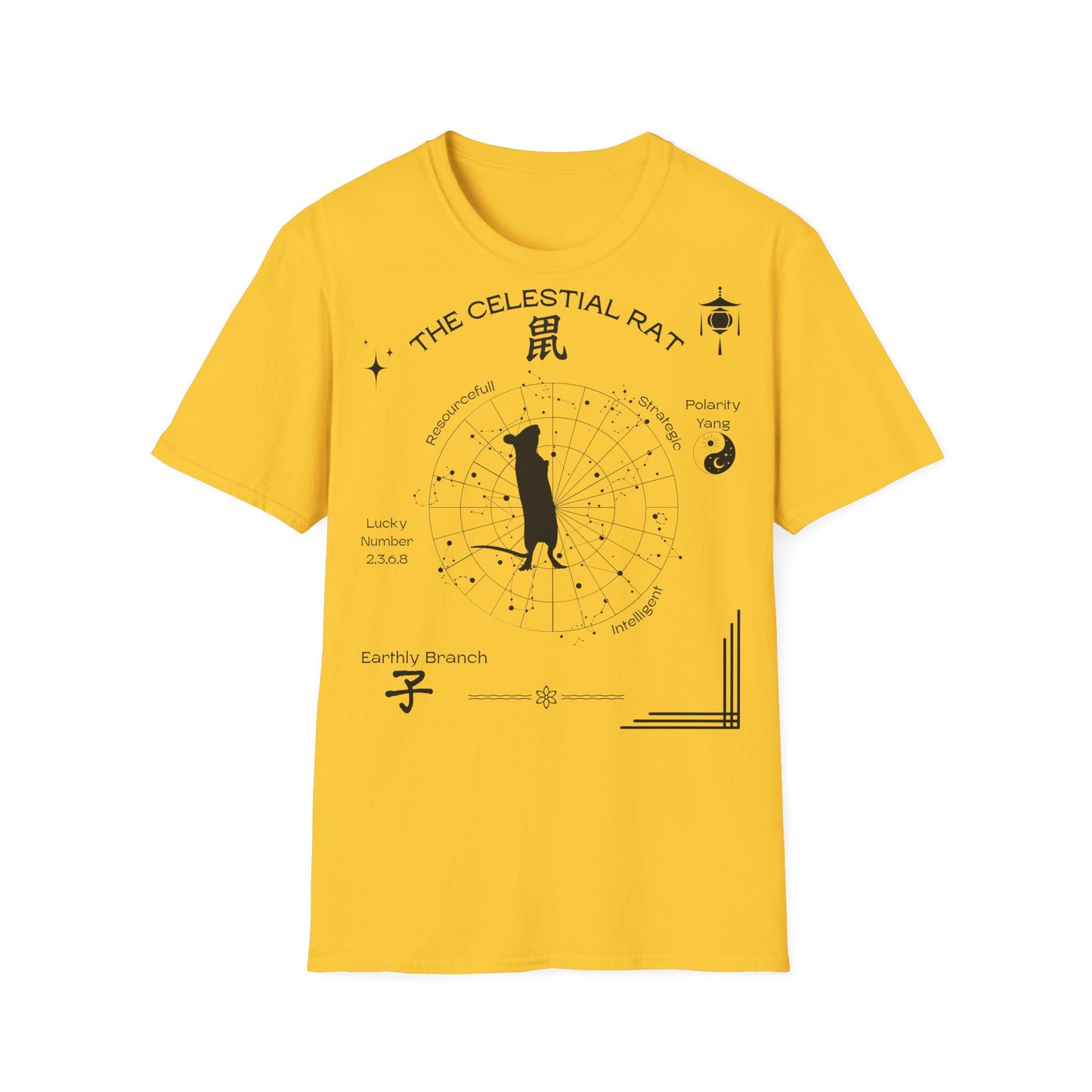 Chinese Zodiac (The Celestial Rat) T-Shirt