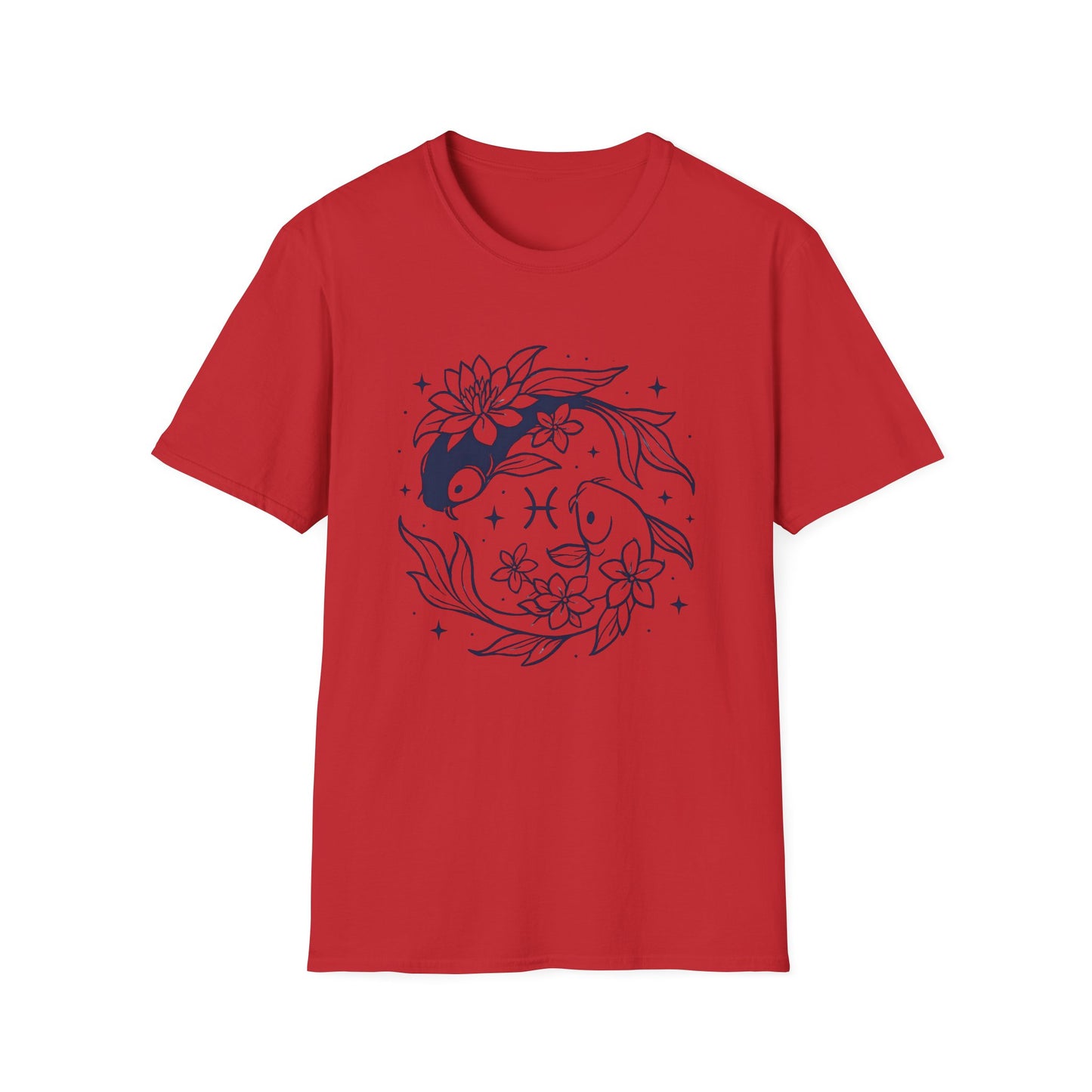 Twin Flower Fins (Pisces) T-Shirt