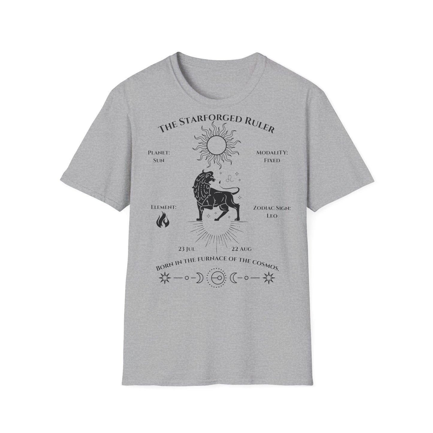The StarForged Ruler (Leo)T-Shirt
