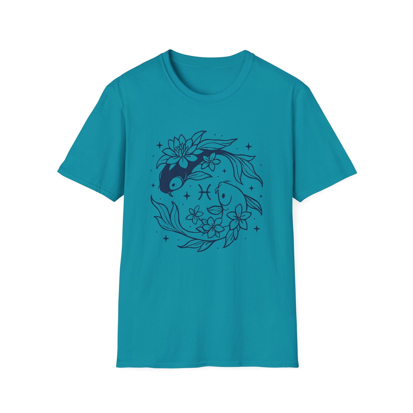 Twin Flower Fins (Pisces) T-Shirt