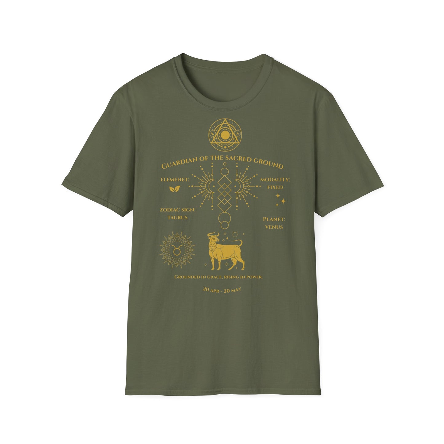 Guardian Of The Sacred Ground (Taurus) T-Shirt