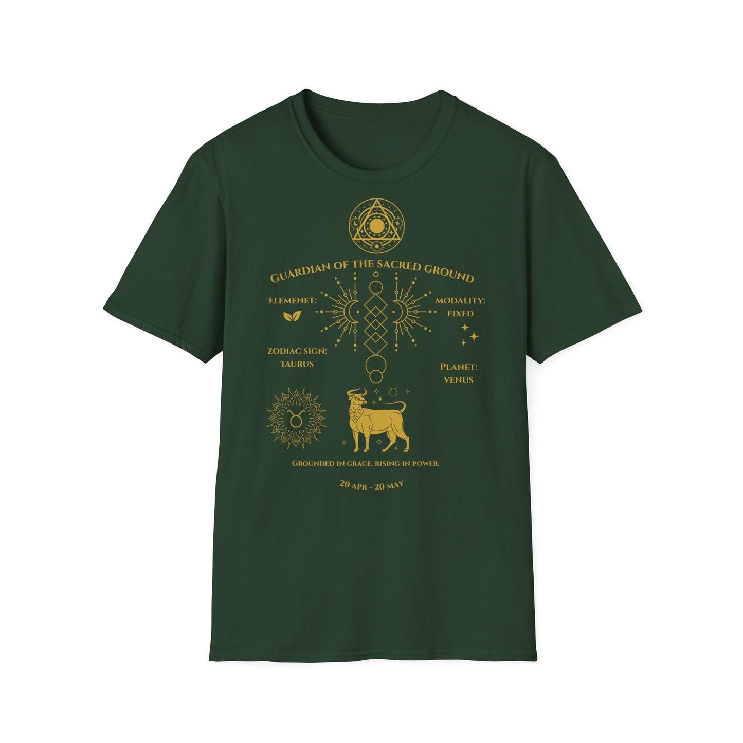 Guardian Of The Sacred Ground (Taurus) T-Shirt