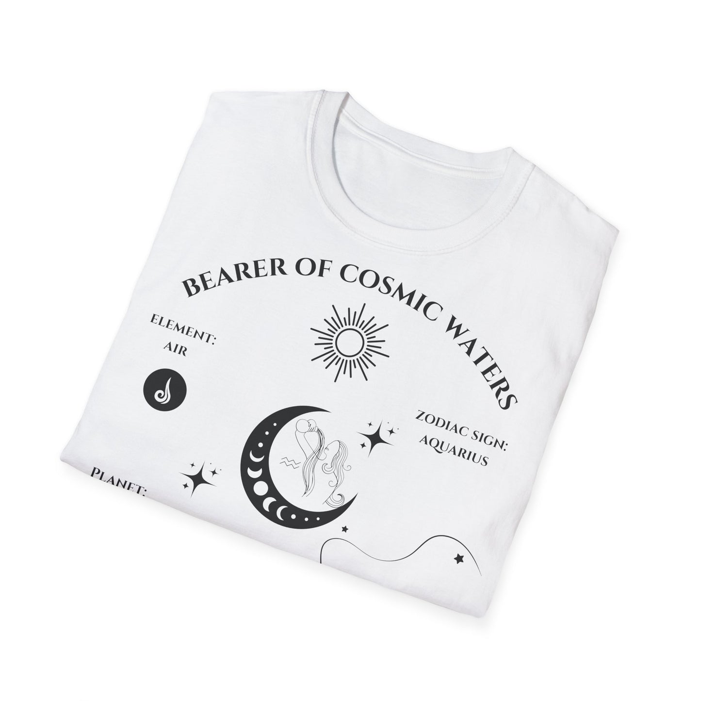 Bearer of Cosmic Waters (Aquarius) T-Shirt