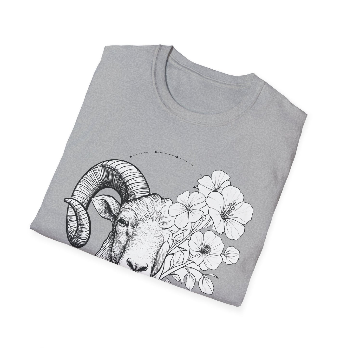 The Floral Ram (Aries) T-Shirt