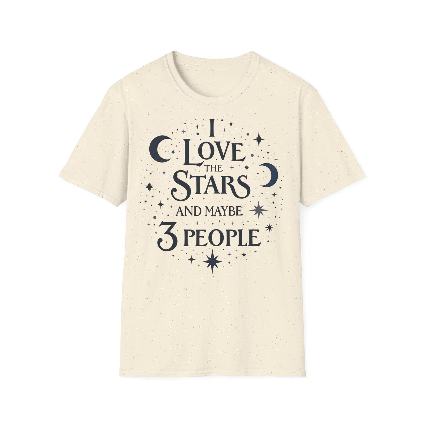 I love the stars and Maybe 3 people T-shirt