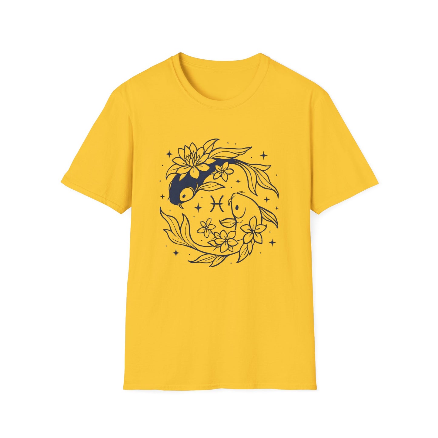 Twin Flower Fins (Pisces) T-Shirt