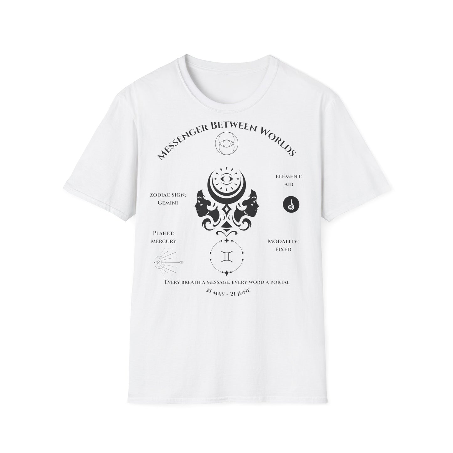 Messenger Between Worlds (Gemini) T-Shirt