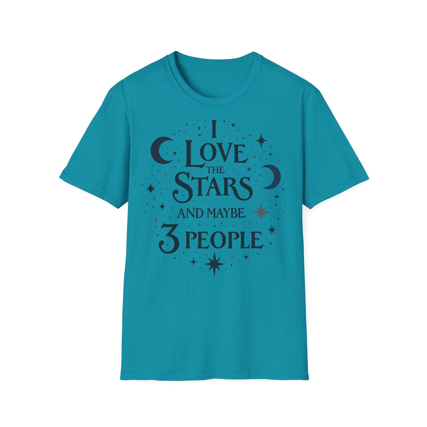 I love the stars and Maybe 3 people T-shirt