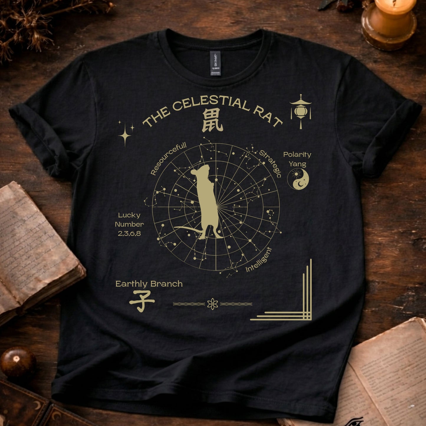 Chinese Zodiac (The Celestial Rat) T-Shirt