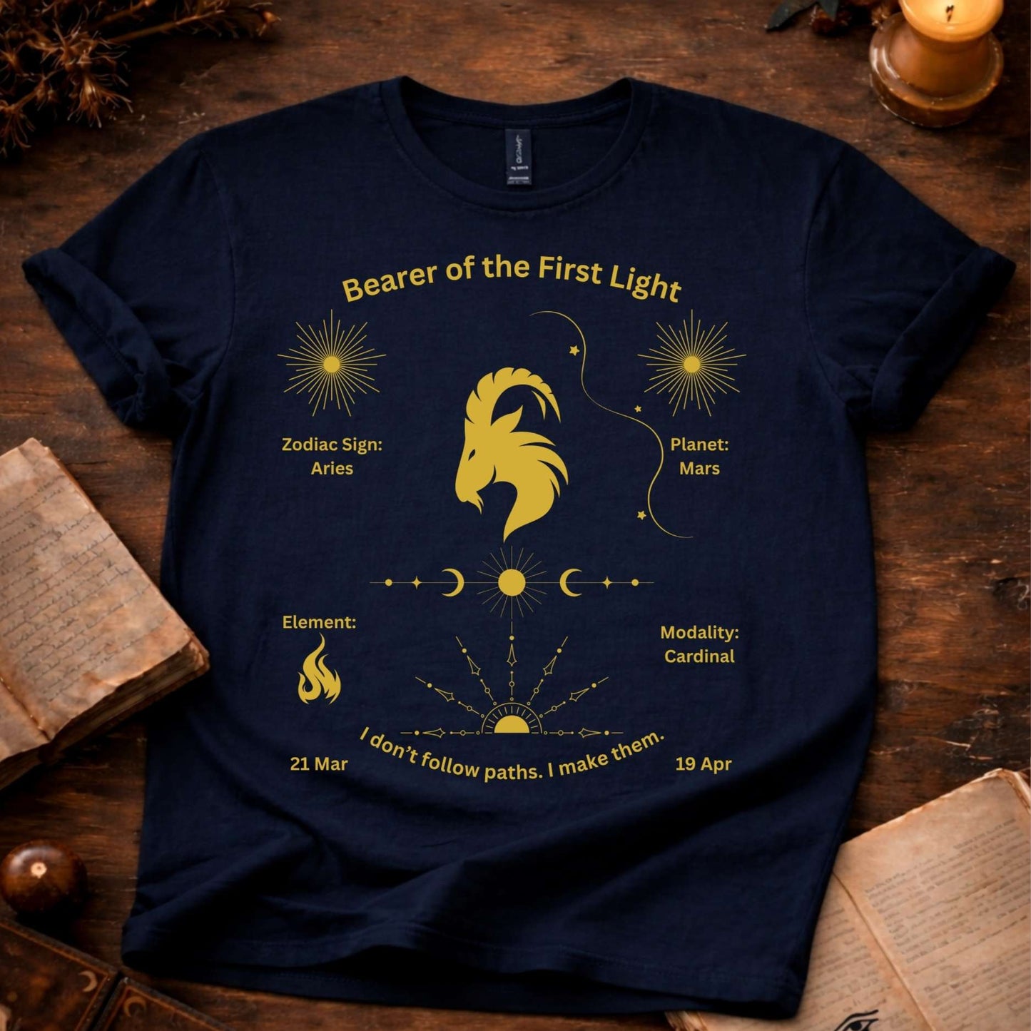 Bearer of The first Light(Aries) T-Shirt