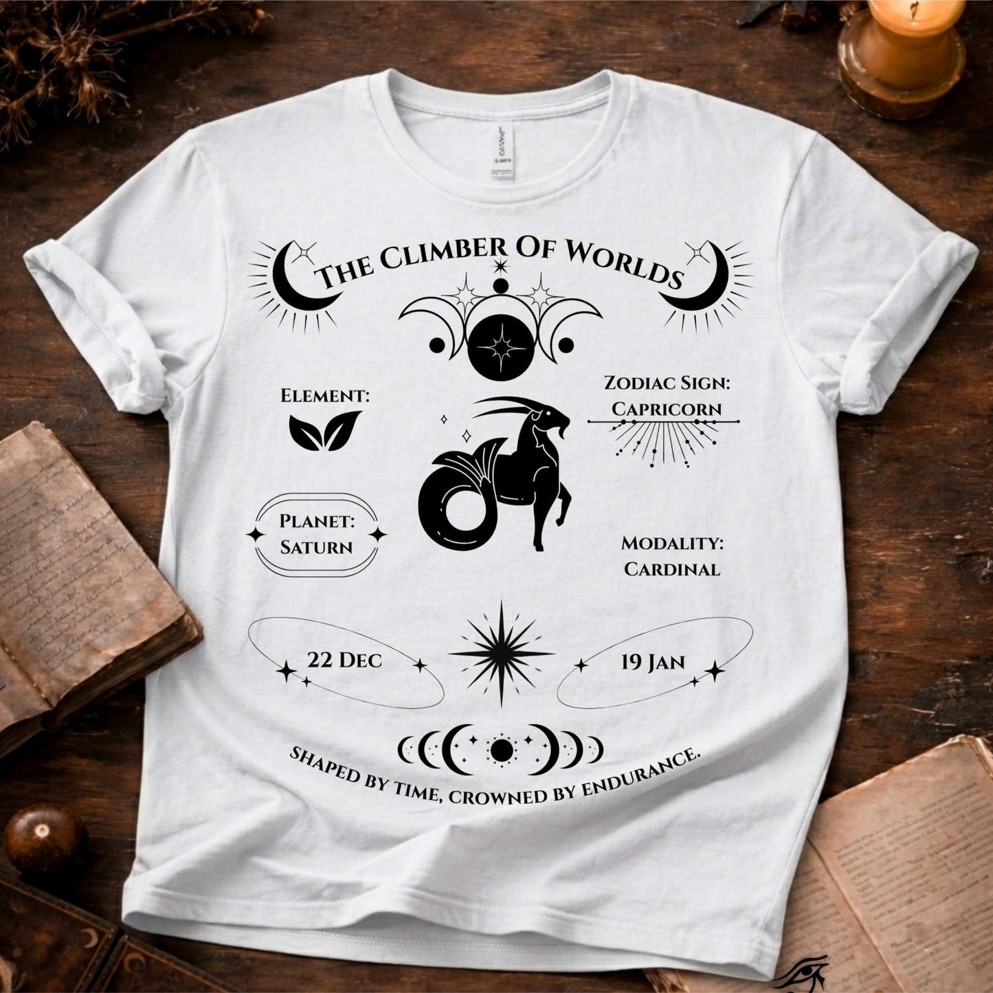 The Climber of Worlds (Capricorn) T-Shirt