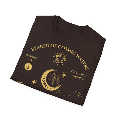 Bearer of Cosmic Waters (Aquarius) T-Shirt