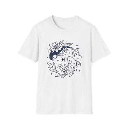 Twin Flower Fins (Pisces) T-Shirt