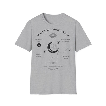 Bearer of Cosmic Waters (Aquarius) T-Shirt