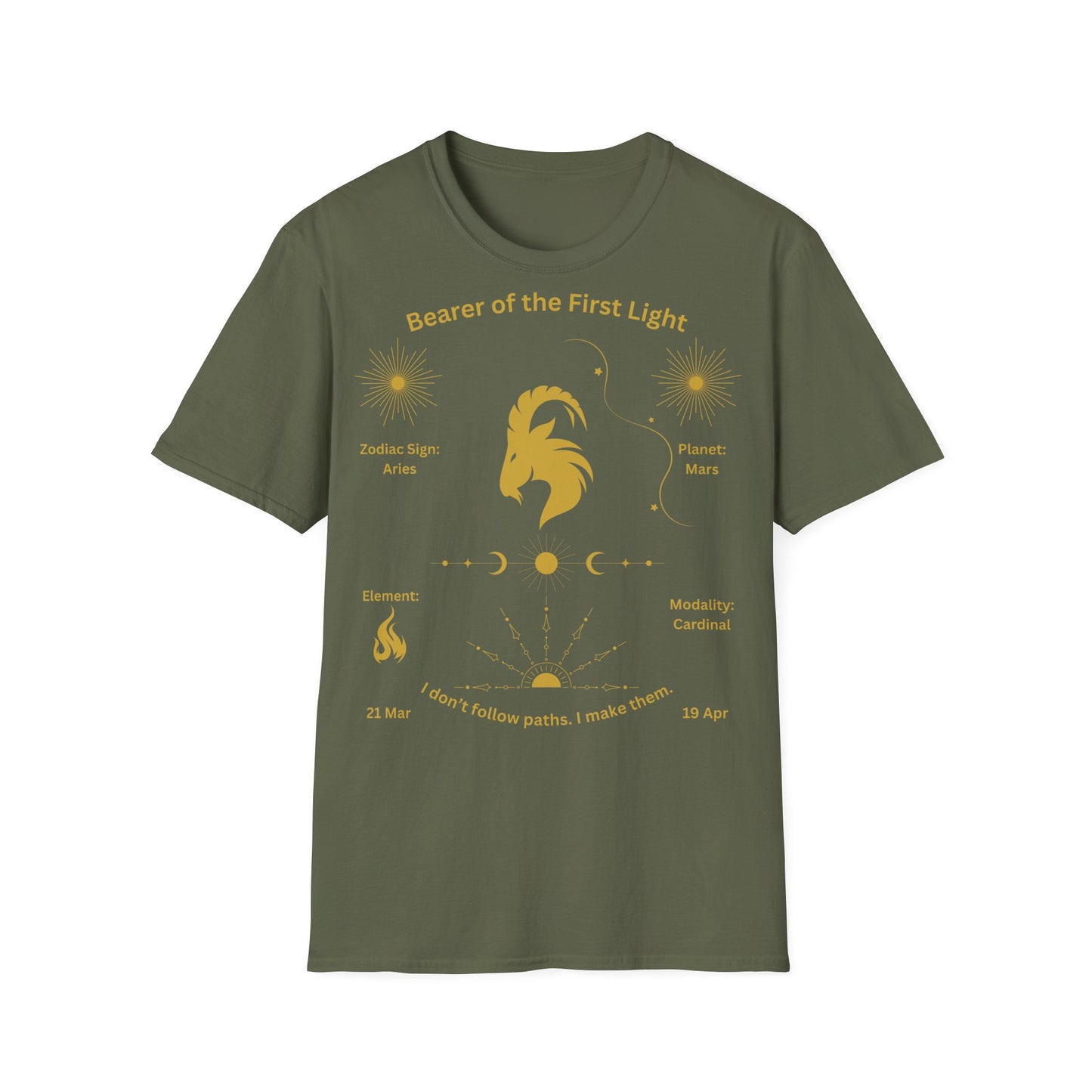 Bearer of The first Light(Aries) T-Shirt