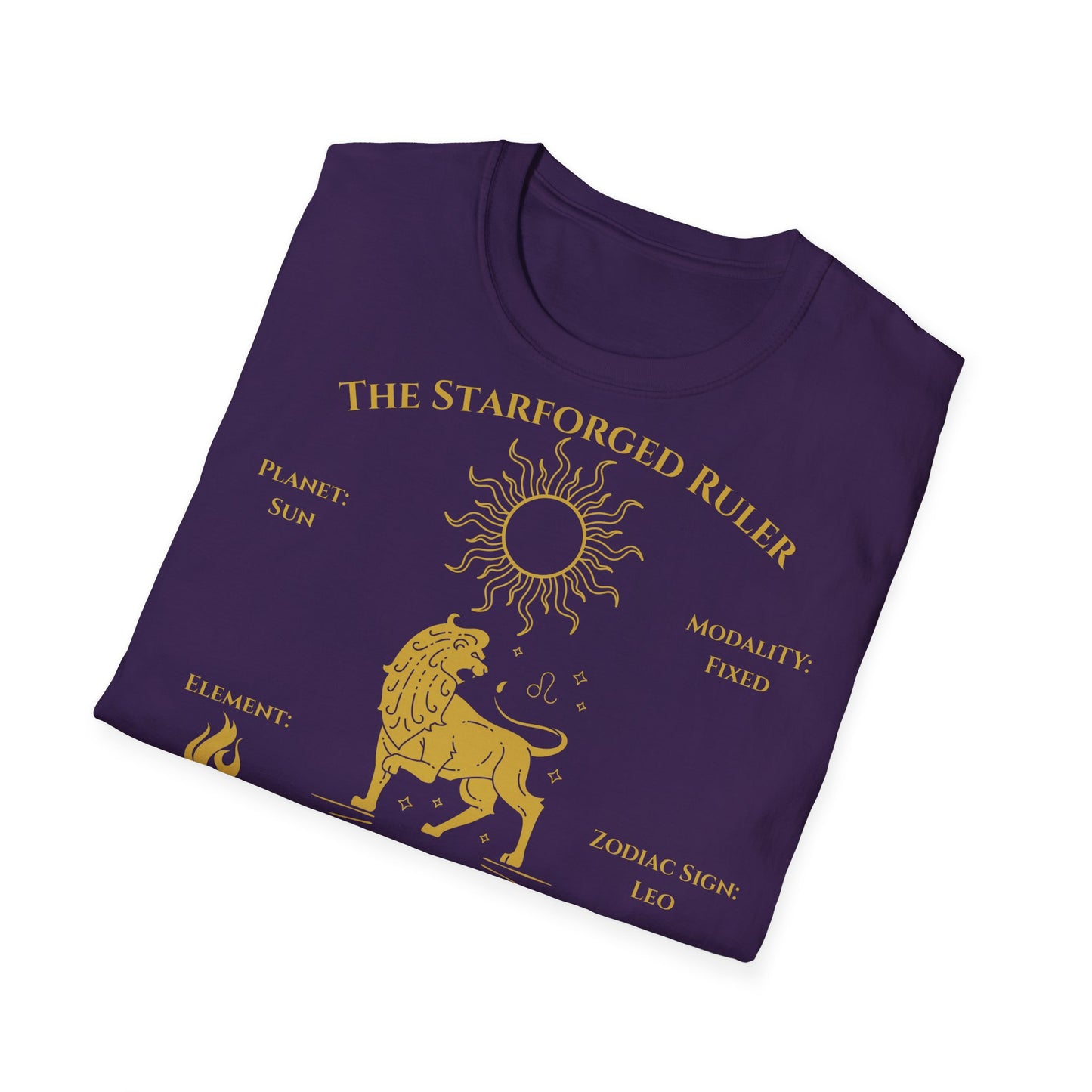 The StarForged Ruler (Leo)T-Shirt