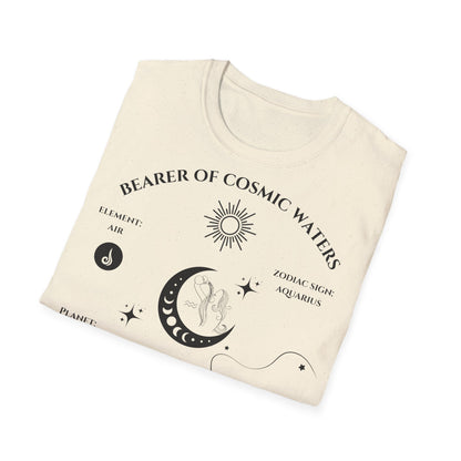 Bearer of Cosmic Waters (Aquarius) T-Shirt