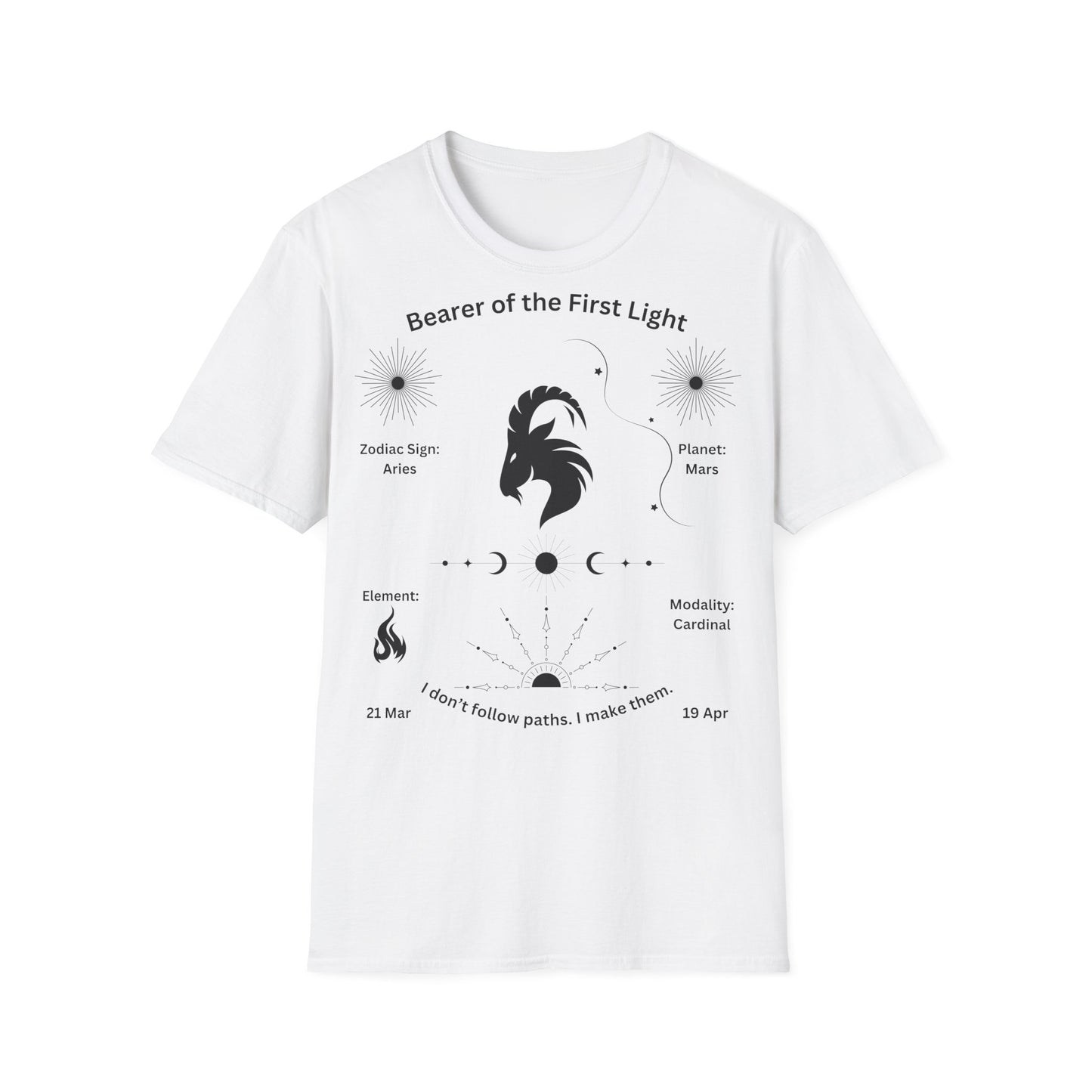 Bearer of The first Light(Aries) T-Shirt