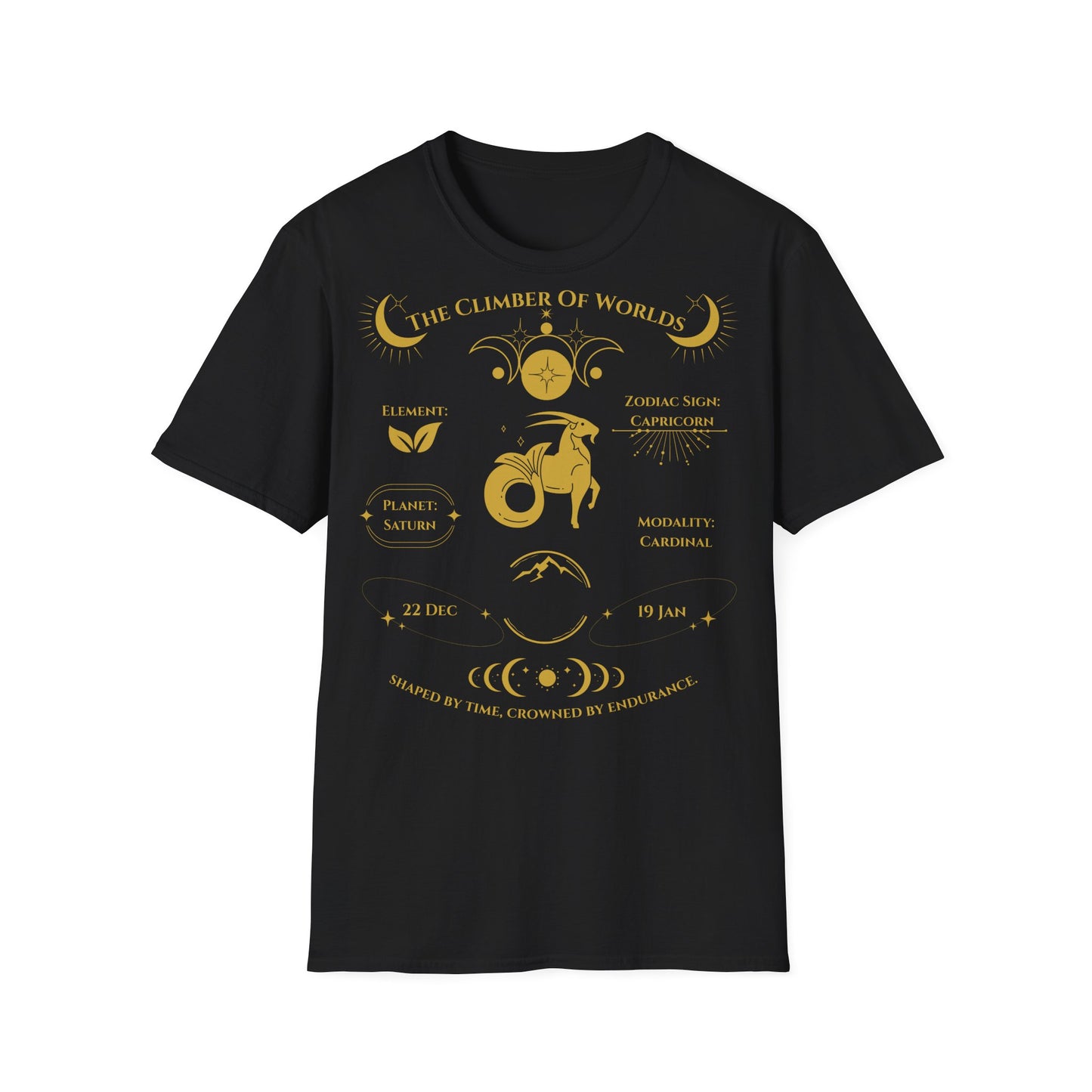 The Climber of Worlds (Capricorn) T-Shirt