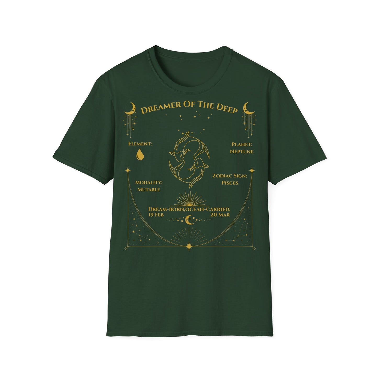 Dreamer of the Deep (Pisces) T-Shirt