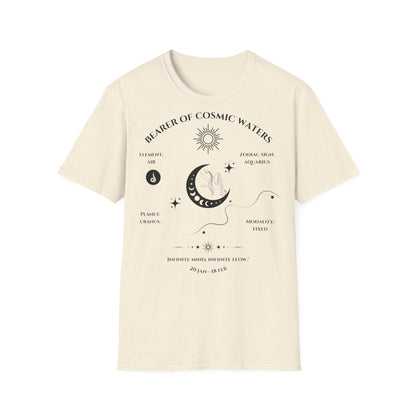 Bearer of Cosmic Waters (Aquarius) T-Shirt