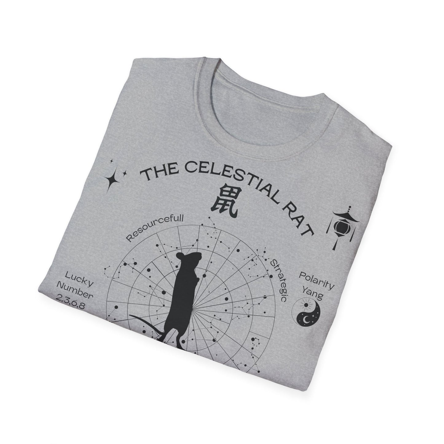 Chinese Zodiac (The Celestial Rat) T-Shirt