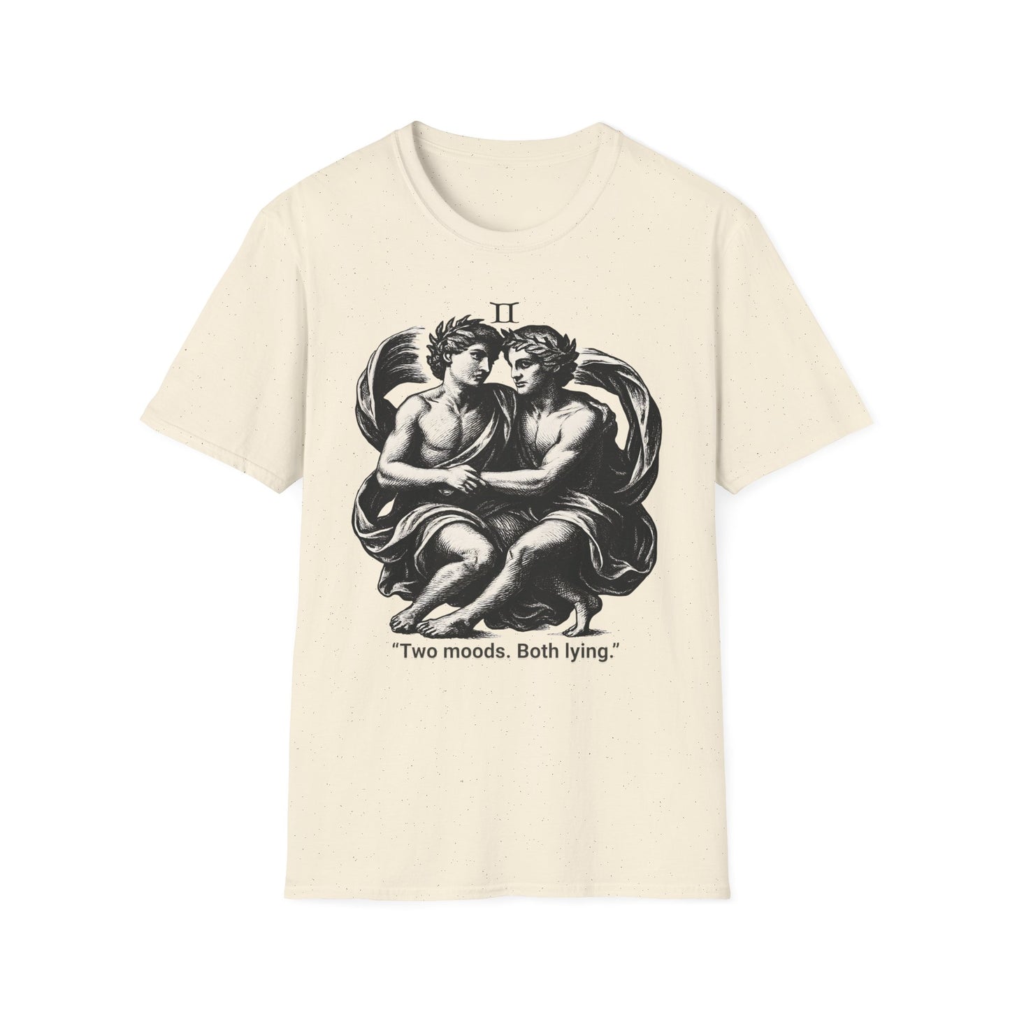 Two Moods,Both Lying - Gemini T-Shirt