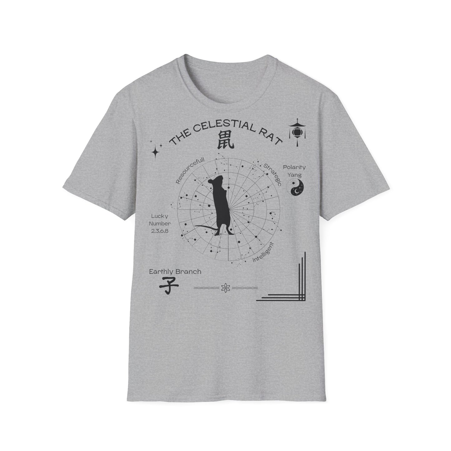 Chinese Zodiac (The Celestial Rat) T-Shirt