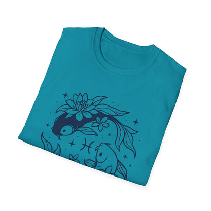 Twin Flower Fins (Pisces) T-Shirt
