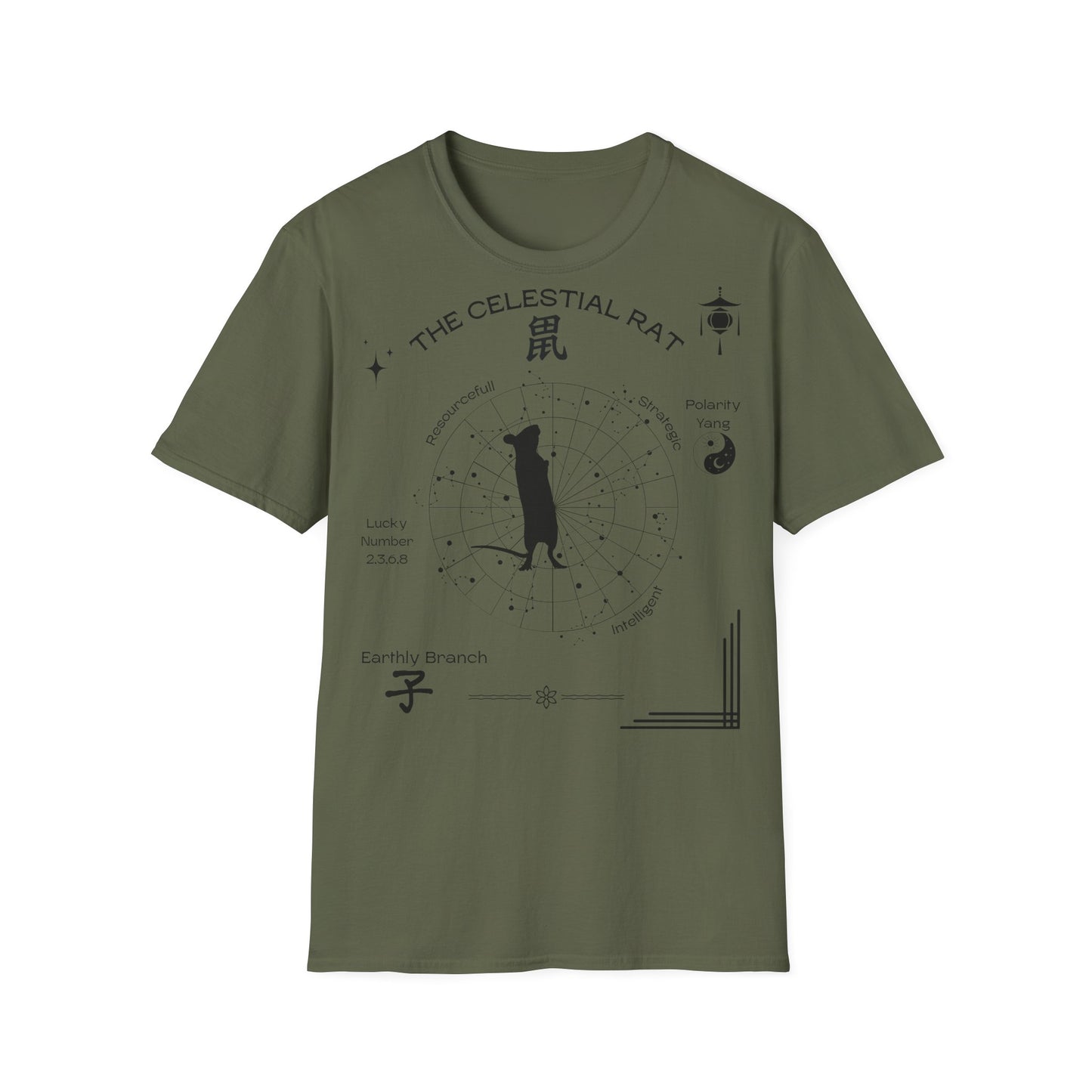 Chinese Zodiac (The Celestial Rat) T-Shirt