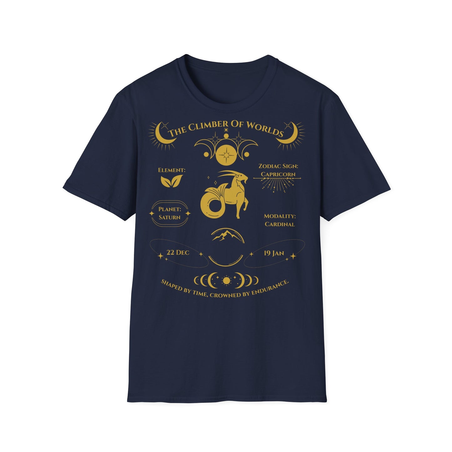 The Climber of Worlds (Capricorn) T-Shirt